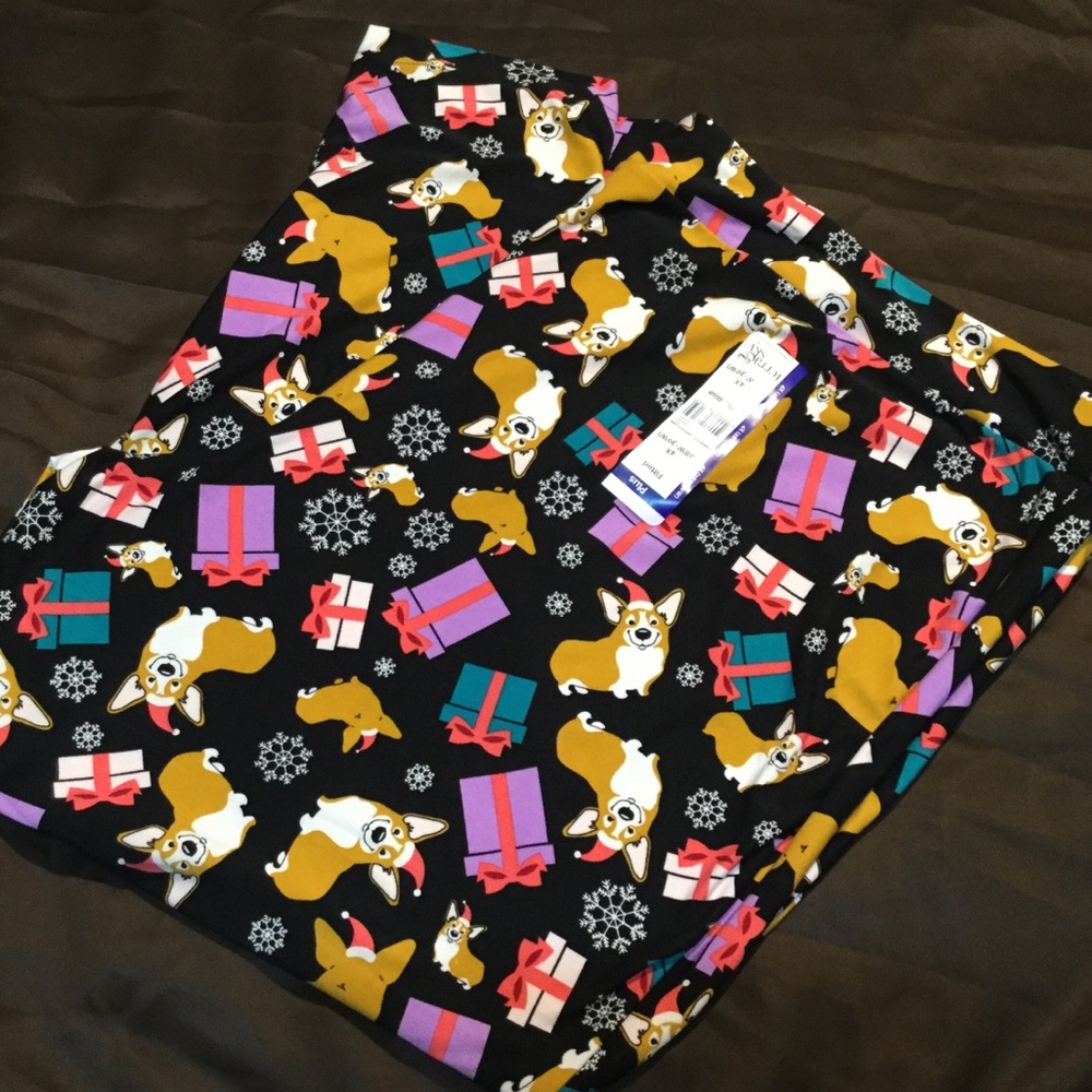 NEW Dog Christmas Leggings 4X (28W-30W)